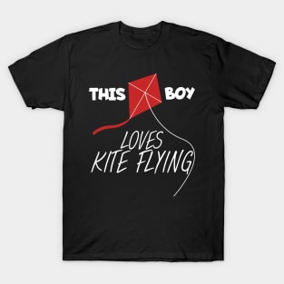 This boy loves kite flying T-Shirt